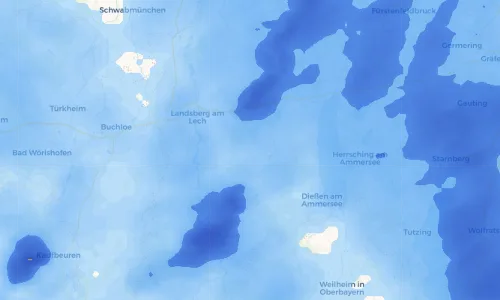 Regenradar Vorschaubild - Aktuelle Niederschläge in Hofstetten und Umgebung