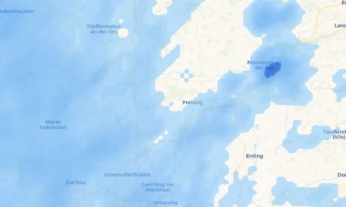 Regenradar Vorschaubild - Aktuelle Niederschläge in Hohenbachern und Umgebung