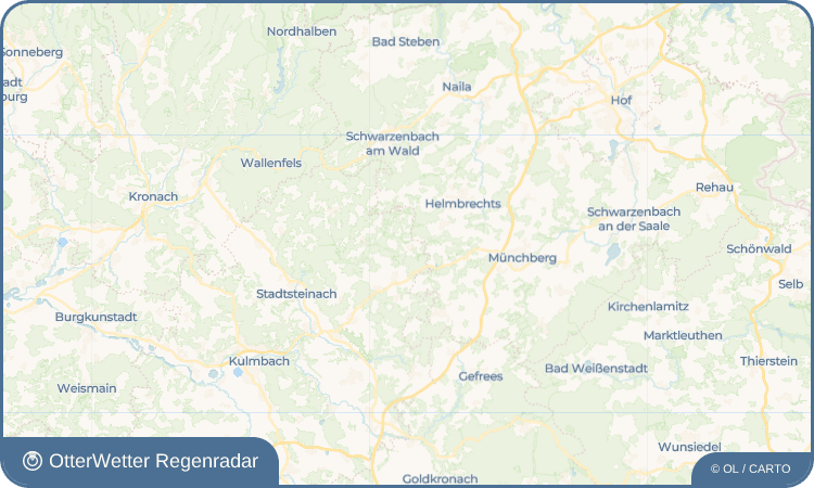 OtterWetter Regenradar-Widget Hohenberg