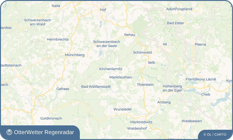 OtterWetter Regenradar-Widget Hohenbuch