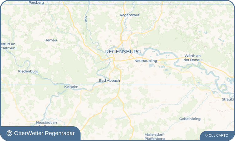 OtterWetter Regenradar-Widget Hohengebraching