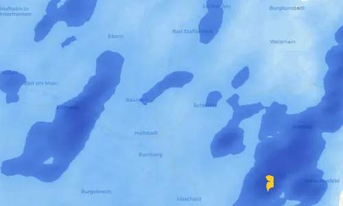 Regenradar Vorschaubild - Aktuelle Niederschläge in Hohengüßbach und Umgebung