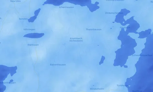 Regenradar Vorschaubild - Aktuelle Niederschläge in Hohenraunau und Umgebung