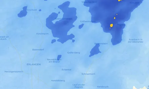 Regenradar Vorschaubild - Aktuelle Niederschläge in Hohenschwärz und Umgebung