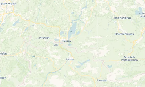 Regenradar-Vorschau: aktuelle Niederschläge in Hohenschwangau und Umgebung
