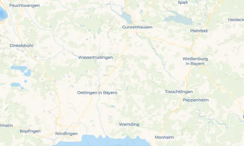Regenradar Vorschaubild - Aktuelle Niederschläge in Hohentrüdingen und Umgebung