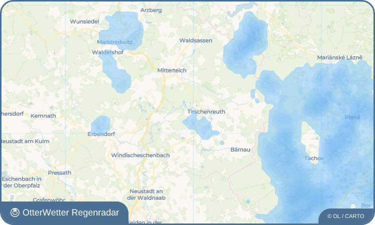 OtterWetter Regenradar-Widget Hohenwald