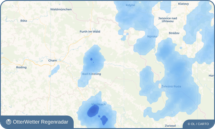 OtterWetter Regenradar-Widget Hohenwarth