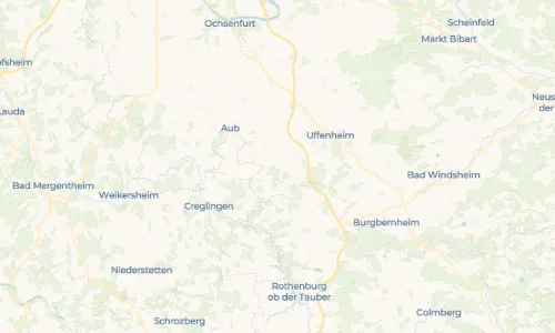 Regenradar Hohlach: aktuelle Niederschläge in Hohlach und Umgebung, Stand 20. Oktober 2026 um 12:35 Uhr