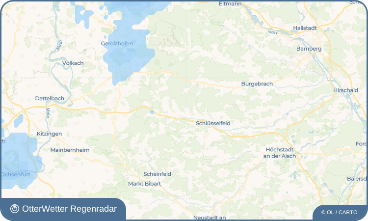 OtterWetter Regenradar-Widget Hohn am Berg