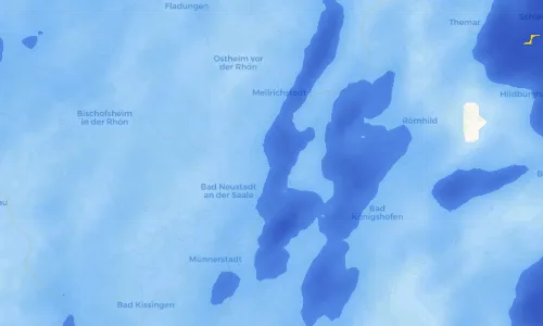 Regenradar Vorschaubild - Aktuelle Niederschläge in Hollstadt und Umgebung