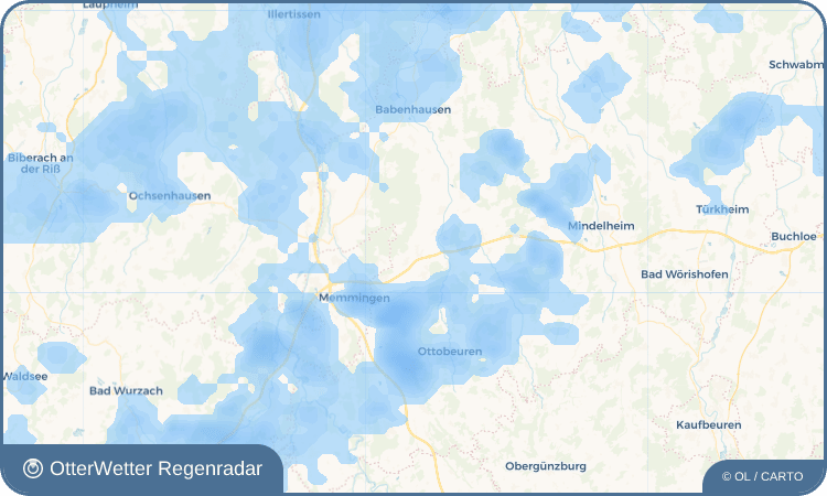 Wetter-Widget-Vorschau mit Vorhersagedaten für Holzgünz