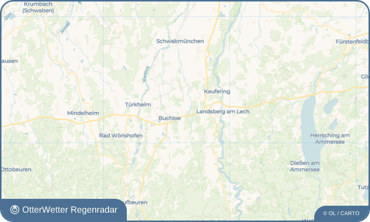 OtterWetter Regenradar-Widget Holzhausen bei Buchloe