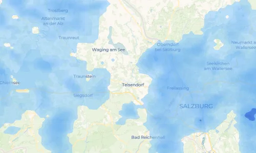 Regenradar Holzhausen bei Teisendorf: aktuelle Niederschläge in Holzhausen bei Teisendorf und Umgebung, Stand 28. Oktober 2026 um 10:05 Uhr