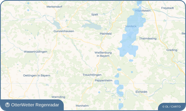 OtterWetter Regenradar-Widget Holzingen