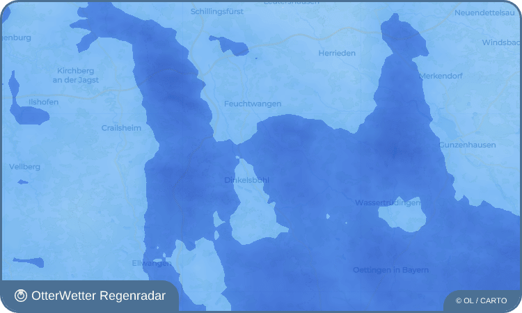 OtterWetter Regenradar-Widget Hopfengarten