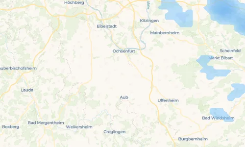 Regenradar Vorschaubild - Aktuelle Niederschläge in Hopferstadt und Umgebung