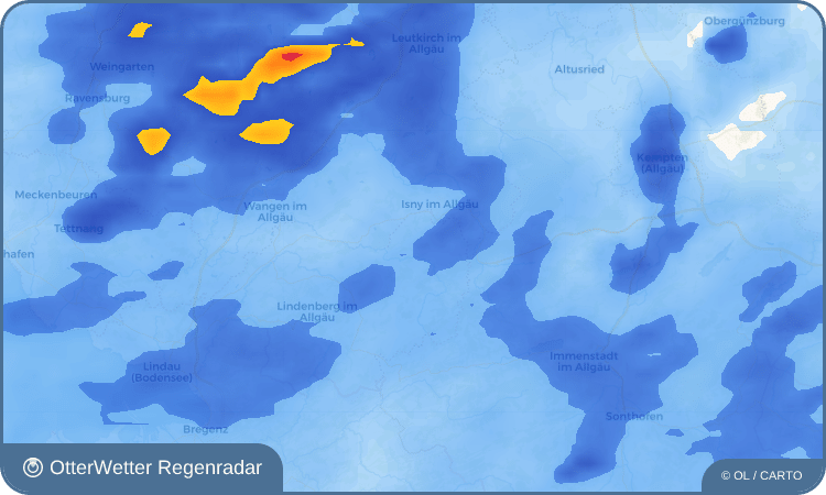 OtterWetter Regenradar-Widget Horben