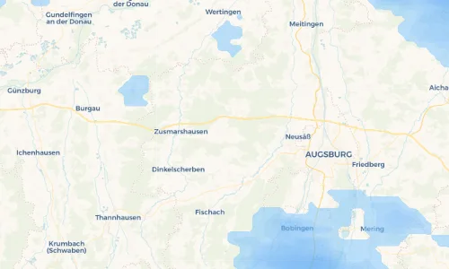 Regenradar Vorschaubild - Aktuelle Niederschläge in Horgau und Umgebung