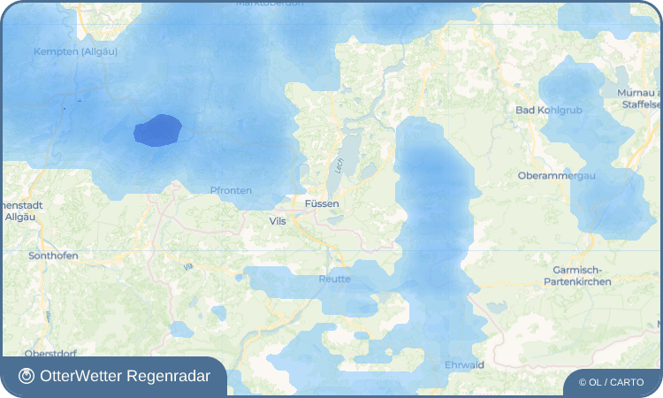 Widget-Vorschau für Horn Wetter-Widget-Vorschau mit Vorhersagedaten für Horn