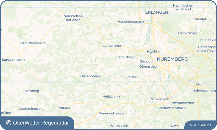 OtterWetter Regenradar-Widget Hornsegen