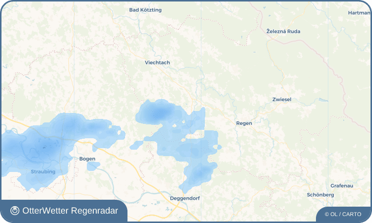 OtterWetter Regenradar-Widget Huberweid