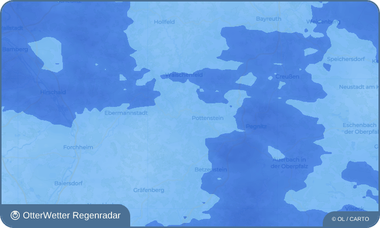 OtterWetter Regenradar-Widget Hühnerloh