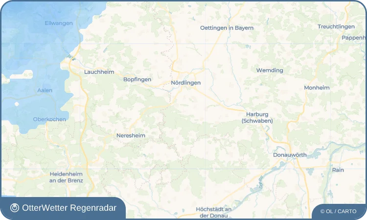 Wetter-Widget-Vorschau mit Vorhersagedaten für Hürnheim