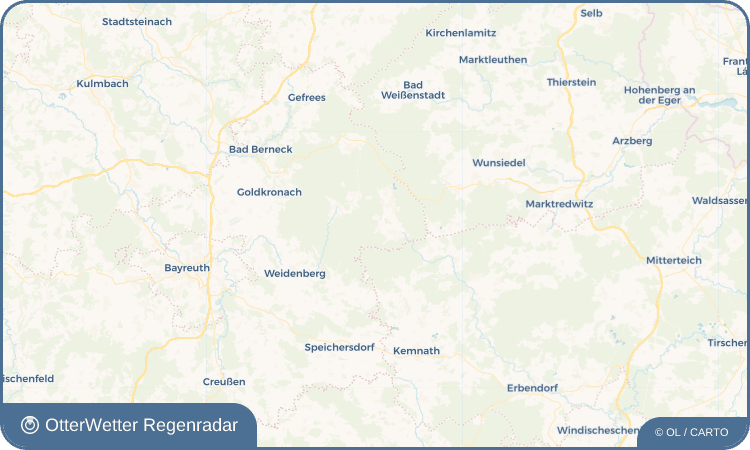 OtterWetter Regenradar-Widget Hüttstadl (Fichtelberg)