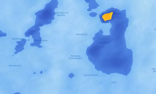 Regenradar Vorschaubild - Aktuelle Niederschläge in Huisheim und Umgebung