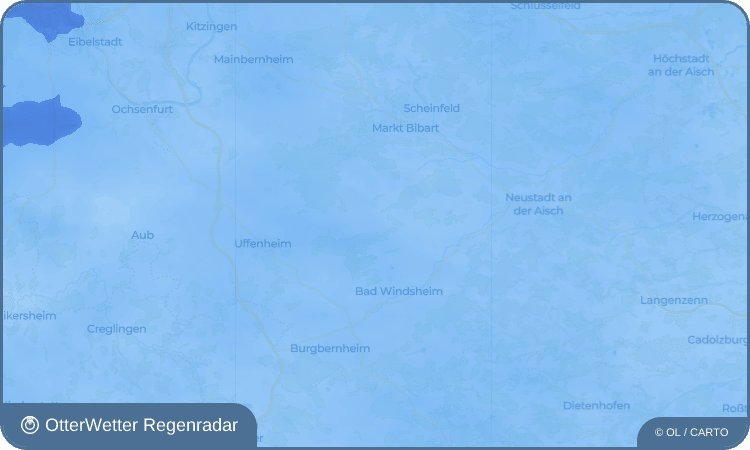 OtterWetter Regenradar-Widget Humprechtsau