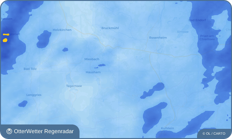 OtterWetter Regenradar-Widget Hundham