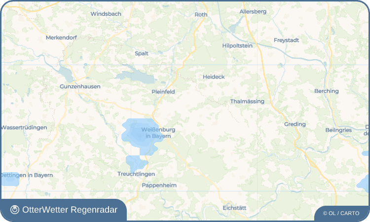 OtterWetter Regenradar-Widget Hundsdorf