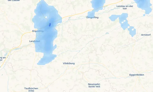 Regenradar Vorschaubild - Aktuelle Niederschläge in Hundspoint und Umgebung