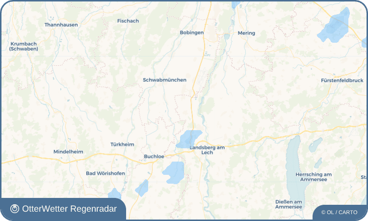 Widget-Vorschau für Hurlach Wetter-Widget-Vorschau mit Vorhersagedaten für Hurlach