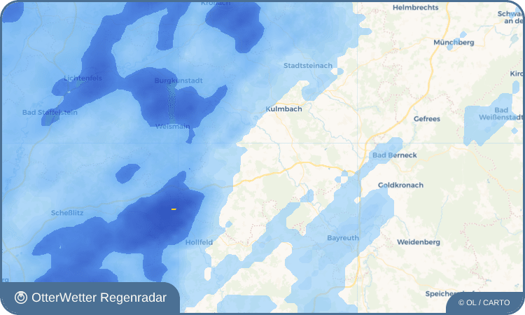 OtterWetter Regenradar-Widget Hutschdorf