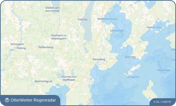 OtterWetter Regenradar-Widget Iffeldorf