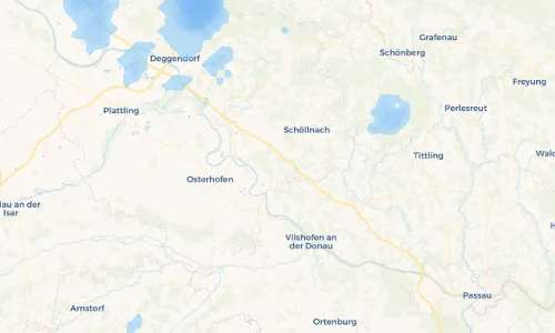 Regenradar Vorschaubild - Aktuelle Niederschläge in Iggstetten und Umgebung