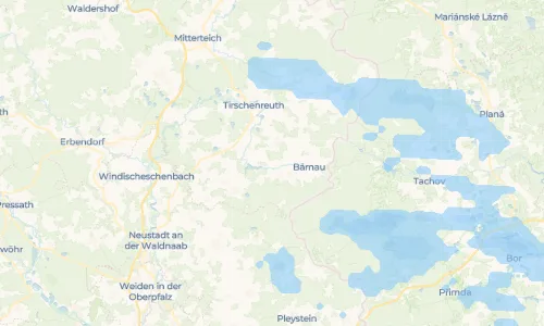 Regenradar Vorschaubild - Aktuelle Niederschläge in Iglersreuth und Umgebung