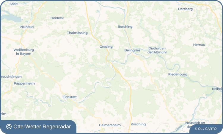 OtterWetter Regenradar-Widget Ilbling