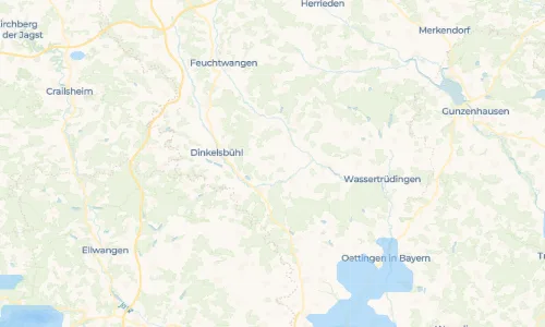 Regenradar Vorschaubild - Aktuelle Niederschläge in Illenschwang und Umgebung