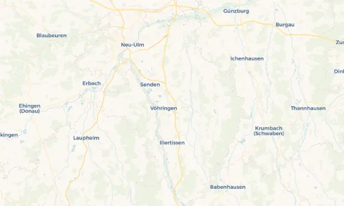 Regenradar Vorschaubild - Aktuelle Niederschläge in Illerberg und Umgebung