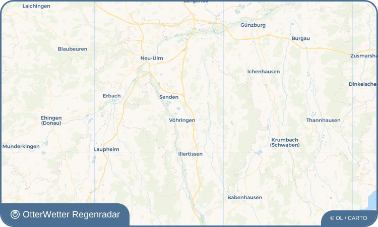 Widget-Vorschau für Illerberg Wetter-Widget-Vorschau mit Vorhersagedaten für Illerberg