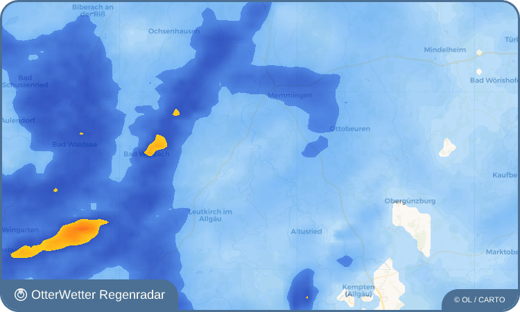 OtterWetter Regenradar-Widget Illerbeuren