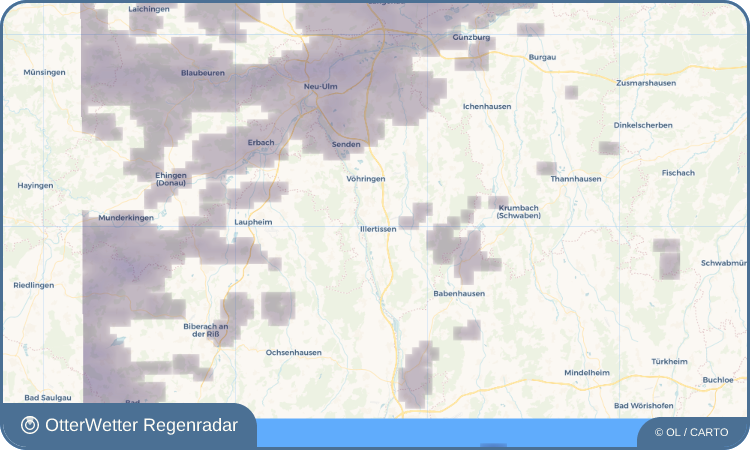 OtterWetter Regenradar-Widget Illertissen