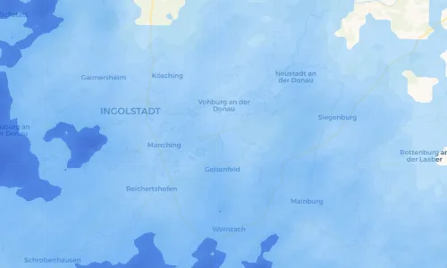 Regenradar Vorschaubild - Aktuelle Niederschläge in Ilmendorf und Umgebung