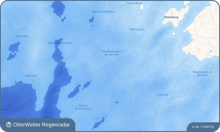OtterWetter Regenradar-Widget Ilmmünster
