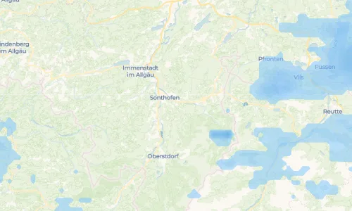 Regenradar Vorschaubild - Aktuelle Niederschläge in Imberg und Umgebung