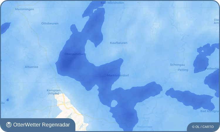OtterWetter Regenradar-Widget Immenhofen