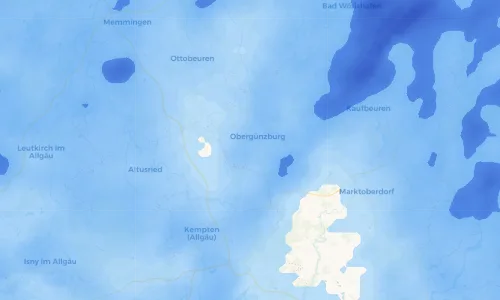 Regenradar Vorschaubild - Aktuelle Niederschläge in Immenthal und Umgebung